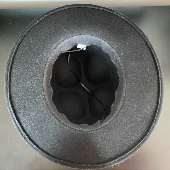 World Market Black Wool Trooper Dome Hat NWOT - Picture 6 of 9